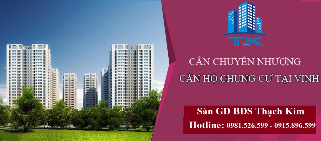 Cần chuyển nhượng một số căn hộ chung cư tại TP Vinh, Nghệ An