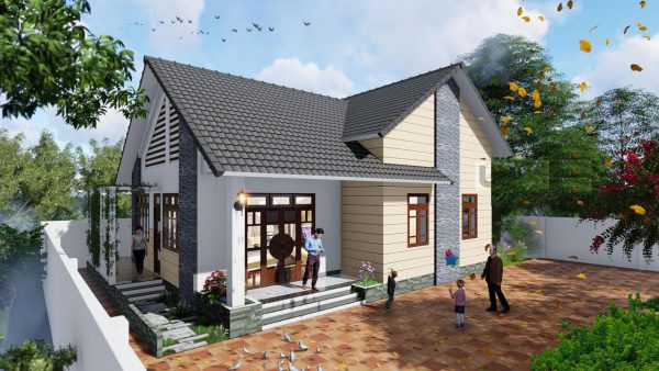 Nhà Cấp 4 gác lửng 3 phòng ngủ