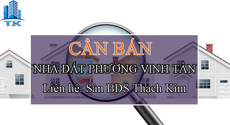 Nhà đất phường Vinh Tân cần bán