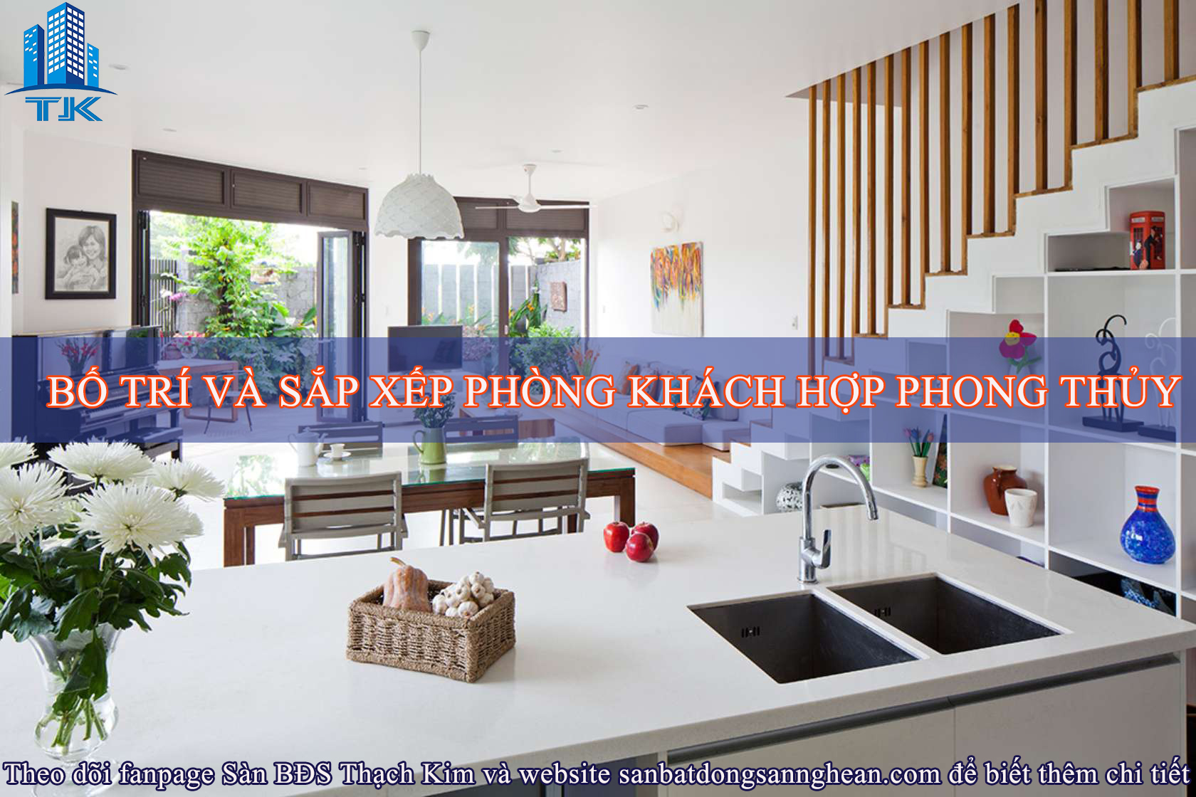 Sắp xếp bố trí phòng khách